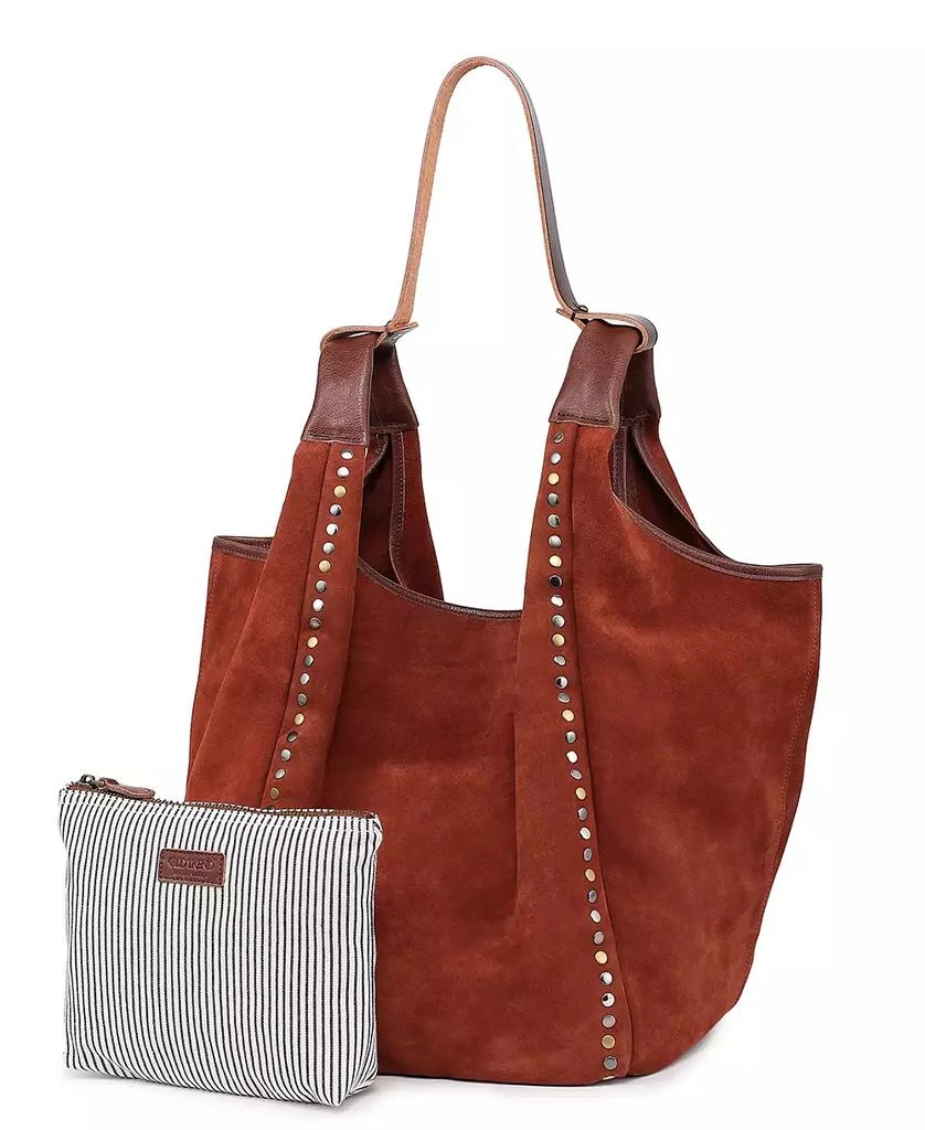 OLD TREND Women's Genuine Leather Rose Valley Hobo Bag 3