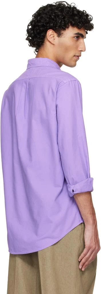 Ralph Lauren Purple Garment-Dyed Oxford Shirt 3