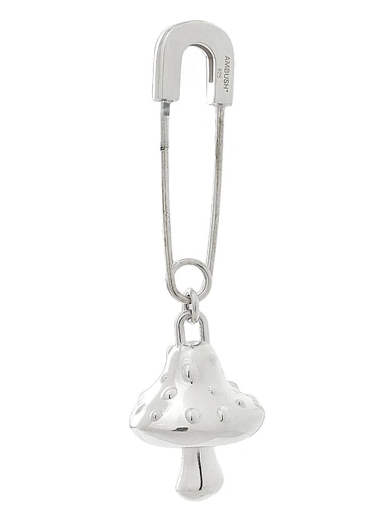 Ambush Ambush Mushroom Safety Pin Single Earring 1
