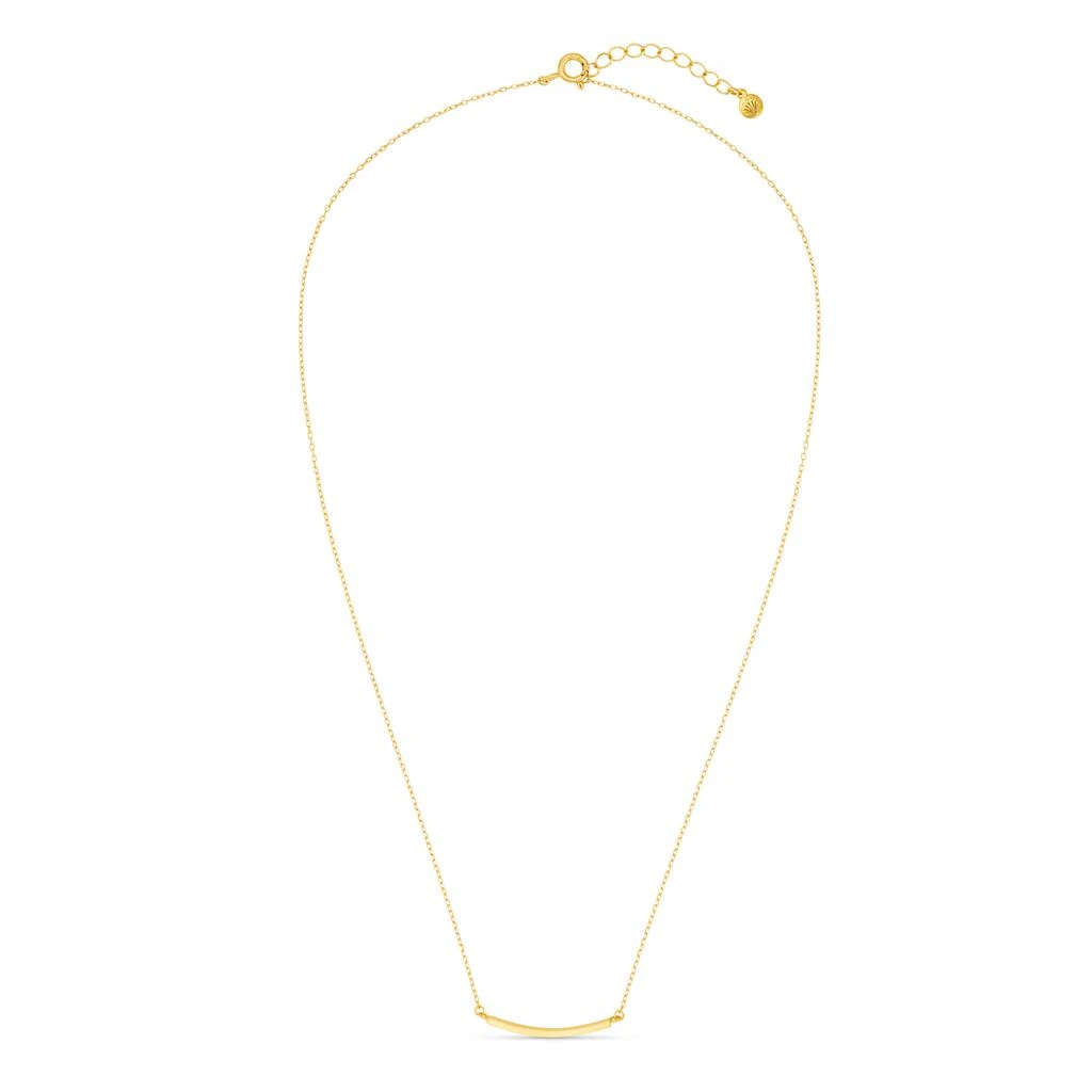 Orelia LUXE LUXE Curved Bar Necklace 3