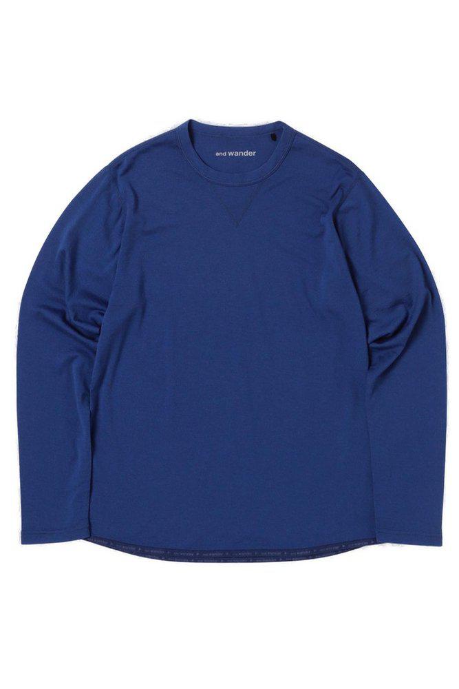And Wander And Wander Crewneck Long-Sleeved T-Shirt