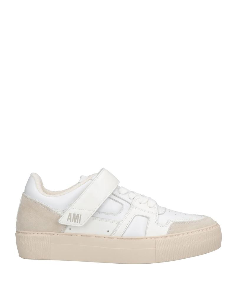 スニーカー Low Top Ami 1980 Sneakers - AMI Paris - Cotton - Off White AMI Low Top Ami 1980 Sneakers - AMI Paris - Cotton - Off