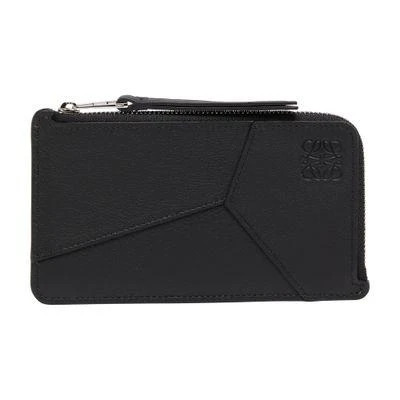 Loewe Puzzle Edge long card and coin holder in classic calf leather 1