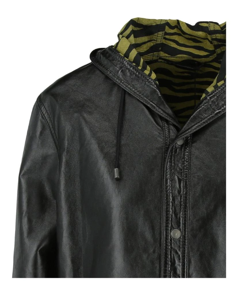 Bottega Veneta Zebra Print Lined Leather Jacket 3