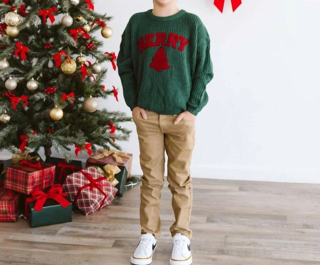 SWEET wink Sweet Wink - Merry Patch Christmas Knit Sweater 2