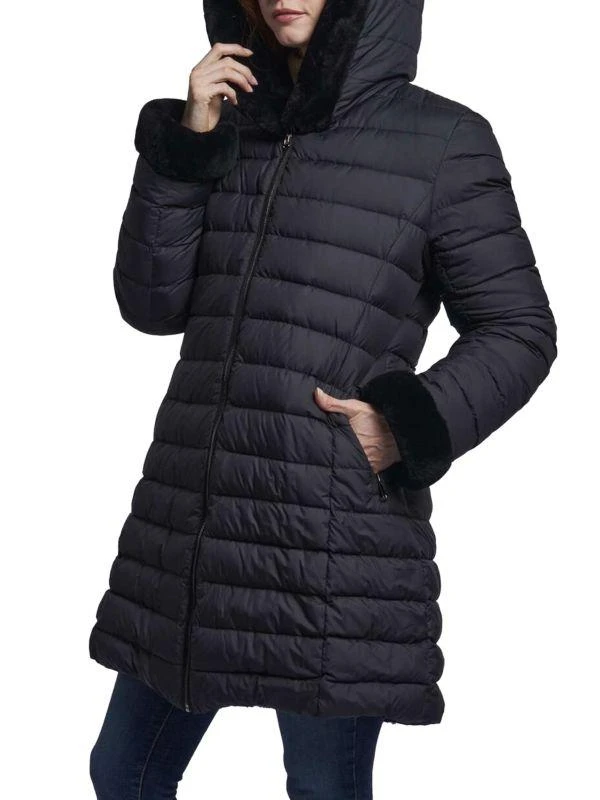 Blue Duck Shearling & Down Hooded Coat 3