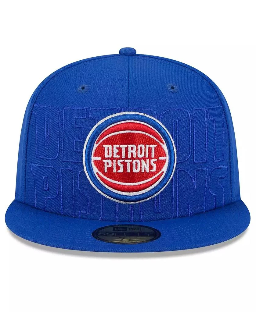 New Era Men's Blue Detroit Pistons 2023 NBA Draft 59FIFTY Fitted Hat 4