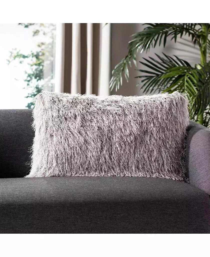 Safavieh Shag Modish Metallic 12" x 20" Pillow 2