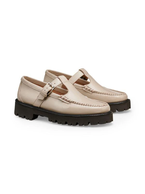 G.H. Bass 35MM Lug-Sole Leather Mary JaneLoafers 3