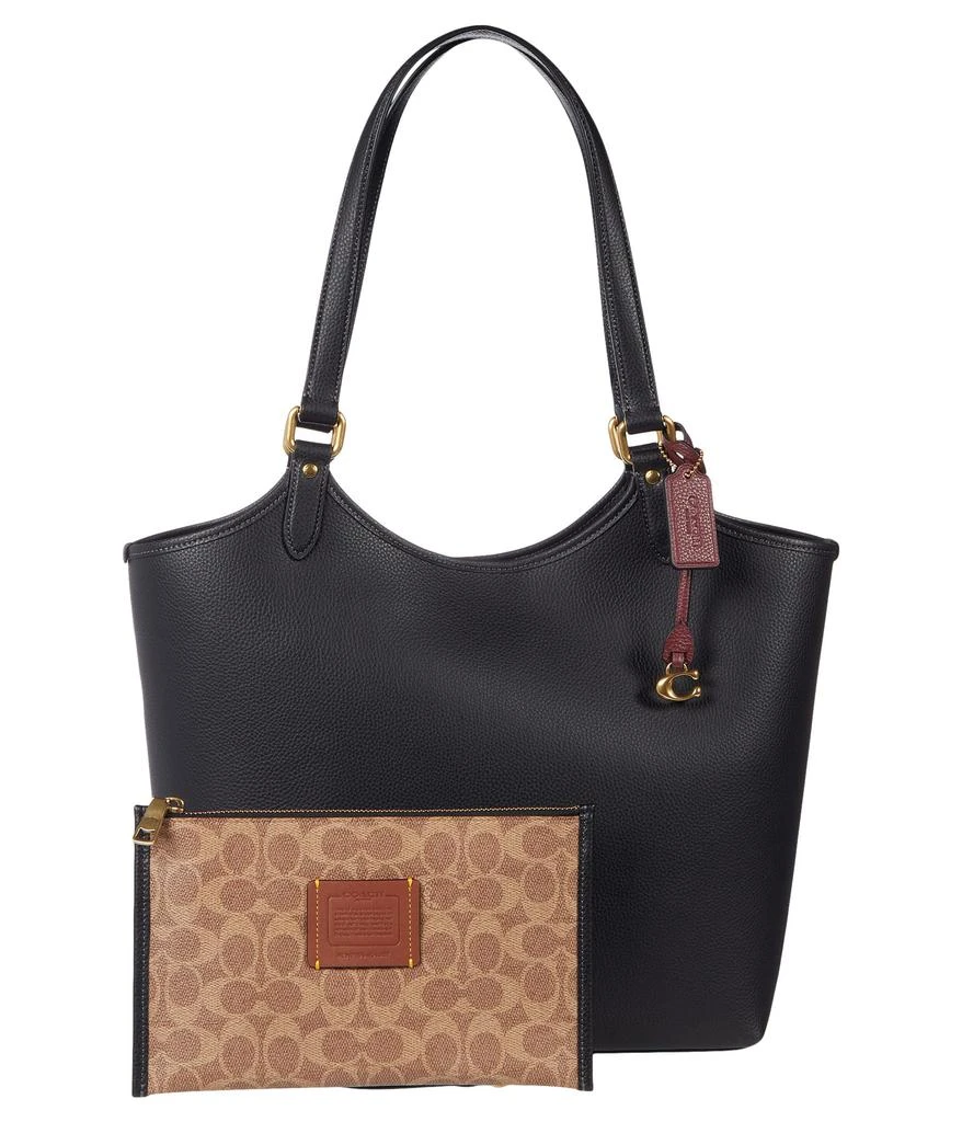 COACH Polished Pebble Leather Day Tote 1