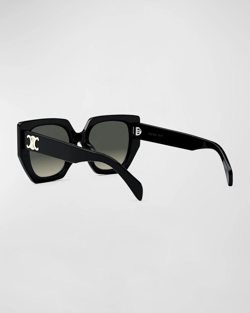 Celine Triomphe Logo Acetate Butterfly Sunglasses 2
