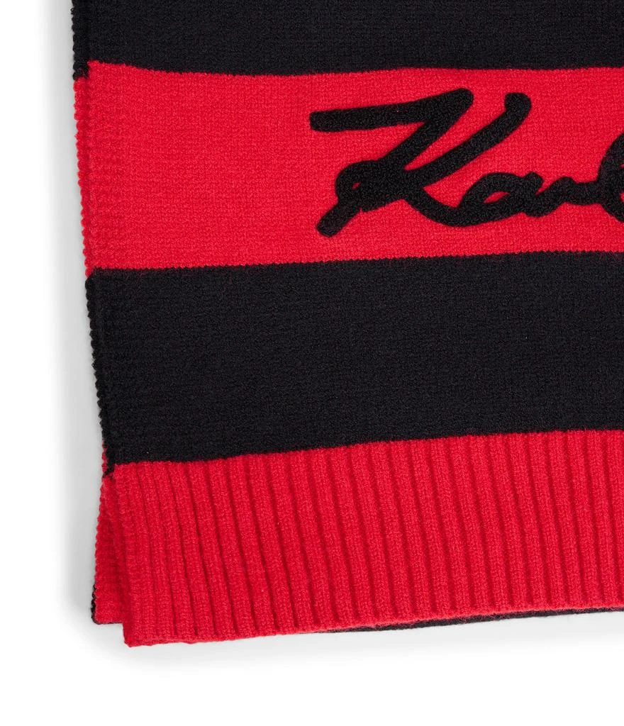 Karl Lagerfeld Paris RUGBY STRIPE SCARF 3