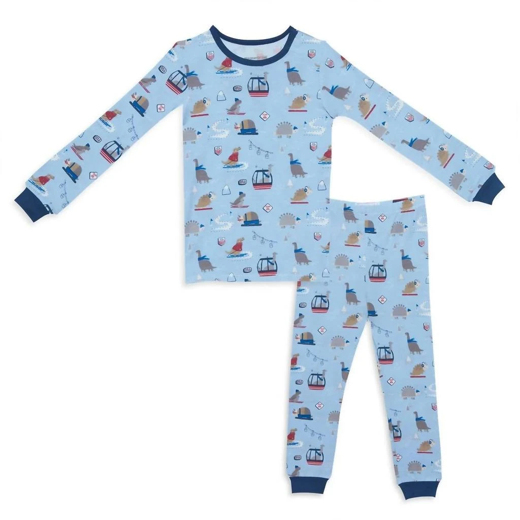 Magnetic Me Kid
s Ski Rex 2 Piece Toddler Pajama Set
