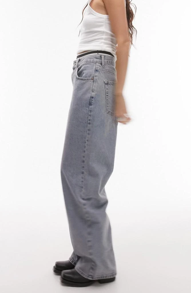 Topshop '90s Relaxed Straight Leg Jeans 3