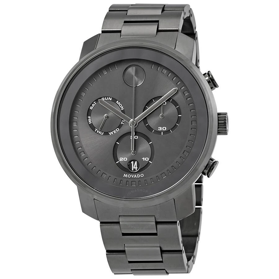 Movado Bold Chronograph Gunmetal Dial Men's Watch 3600486 1