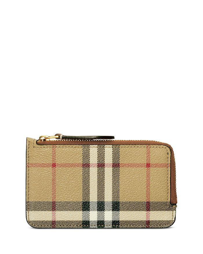 Burberry Quilted Lambskin Lola Card Case In Camel - Bags