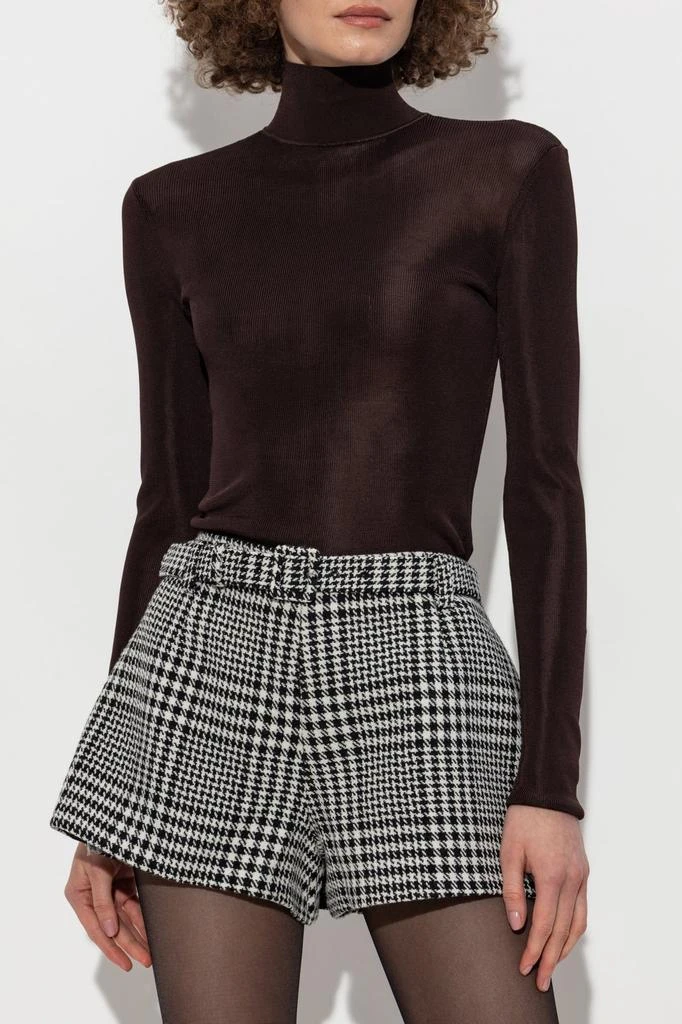 Self Portrait Self-Portrait Turtleneck Fitted Top 2