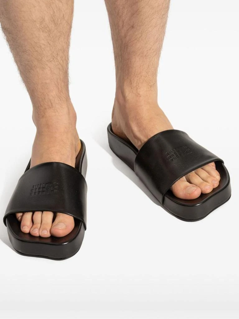 MM6 Mm6 Maison Margiela Logo Pool Slides 5