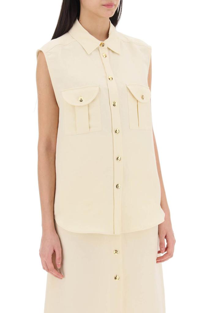 BLAZÉ MILANO savannah pekín sleeveless shirt