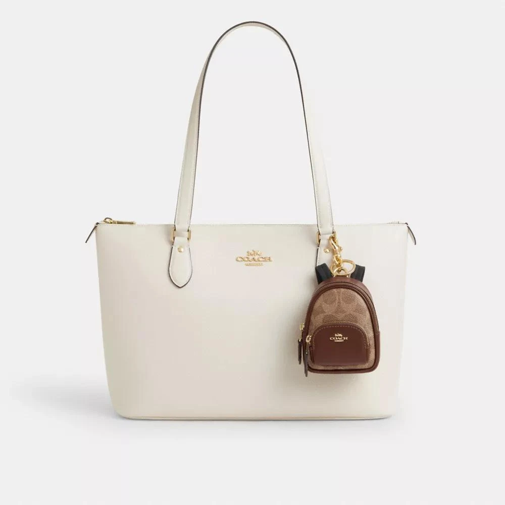 Coach Loop Bag Charm In Signature Canvas 3