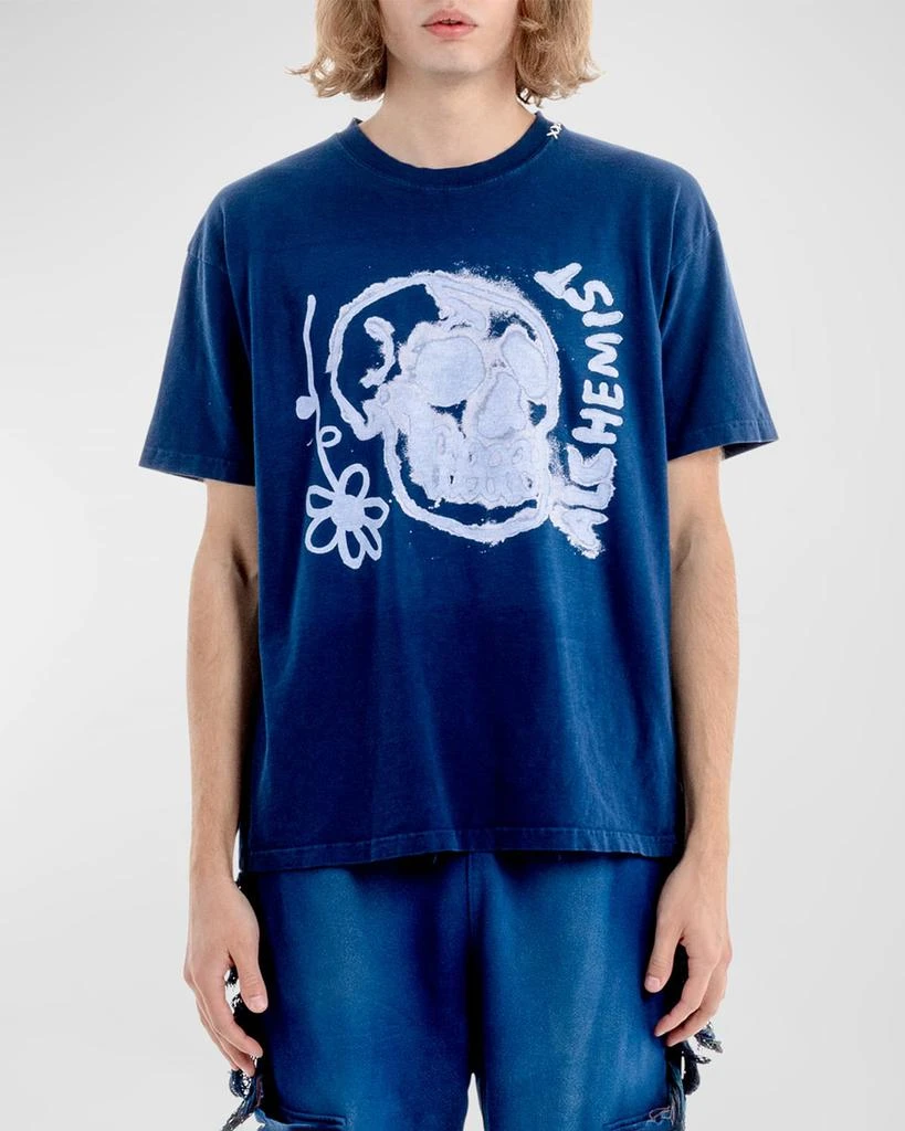 Alchemist Men's Rose Skull T-Shirt 1