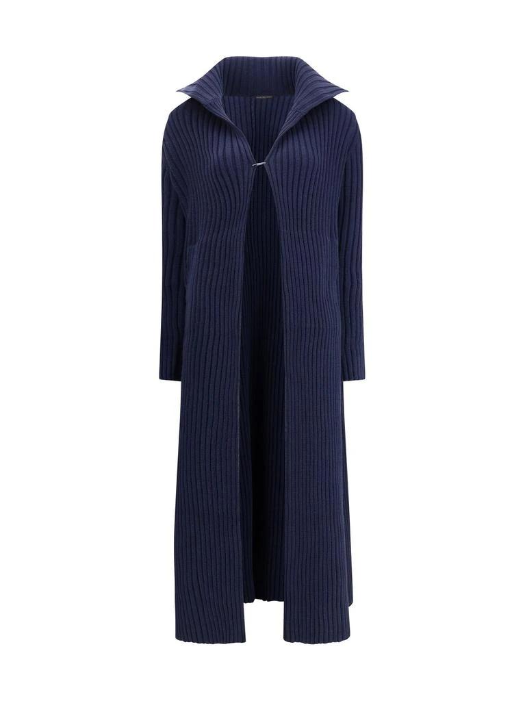 Balenciaga Balenciaga Ribbed-Knit Long Cardigan 1
