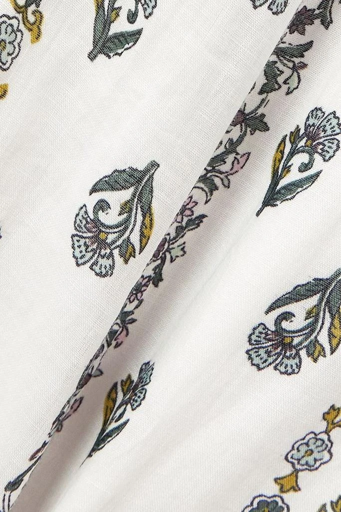 VERONICA BEARD Castella floral-print ramie midi dress 4