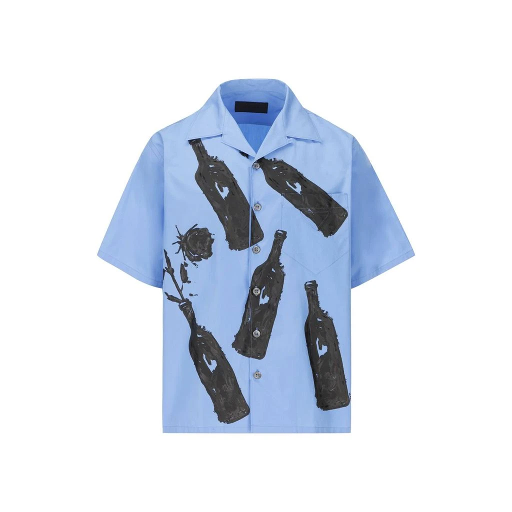 PRADA Prada Printed Cotton Shirt 1