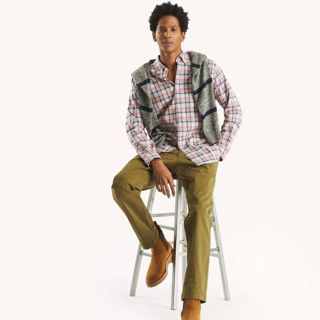 Nautica Mens Plaid Shirt 2