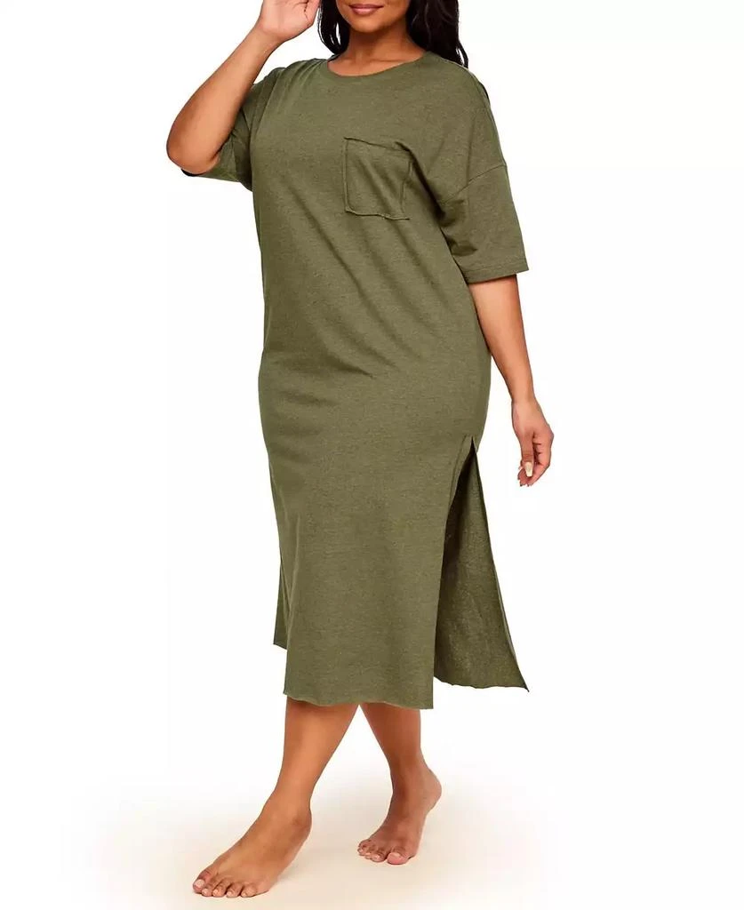 Adore Me Plus Size Devyn Knit Sleepshirt