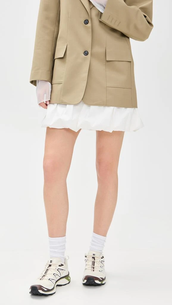 Simonett Structured Sheer Cuff Blazer 8