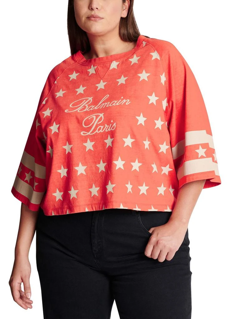 Balmain Balmain Signature Stars T-Shirt 8