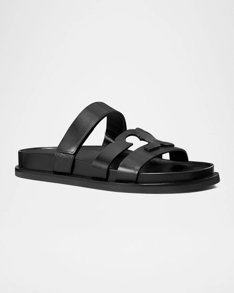 Tory Burch Ines Leather Triple-Band Sport Mule Sandals 3
