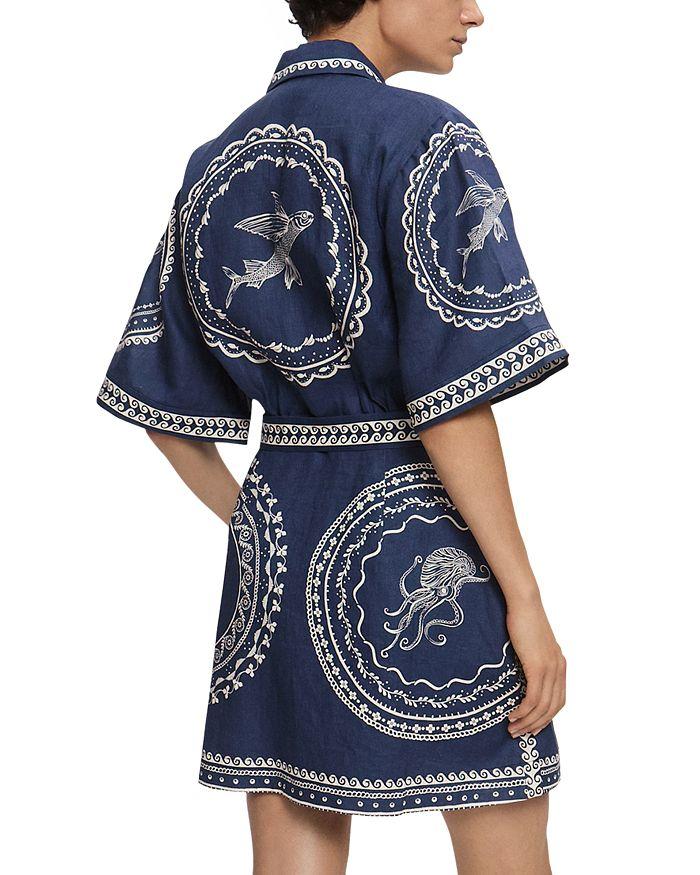 ALÉMAIS Oceane Linen Mini Dress