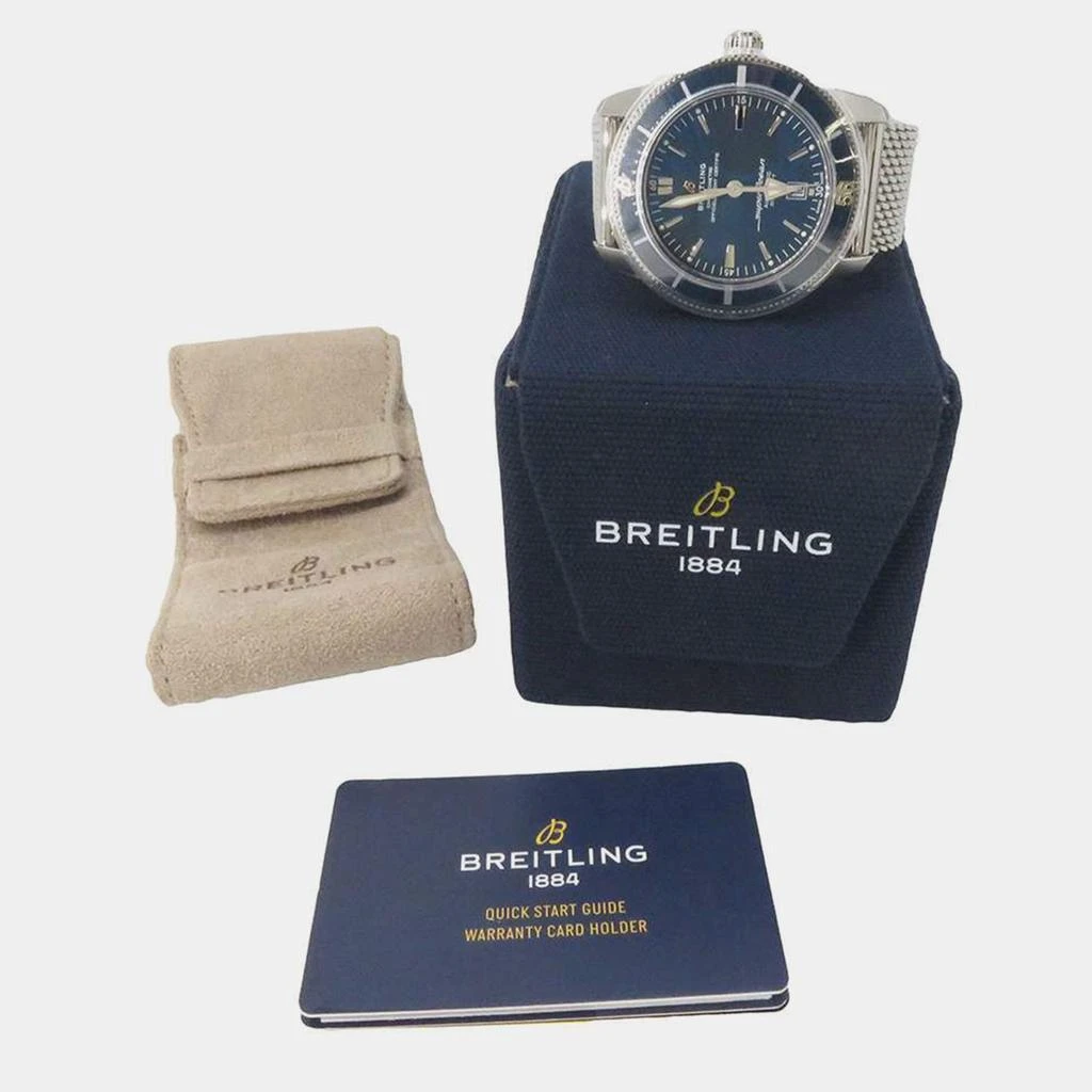 BREITLING Breitling Blue Stainless Steel Superocean AB2020161C1A1 Automatic Men's Wristwatch 46 mm 4