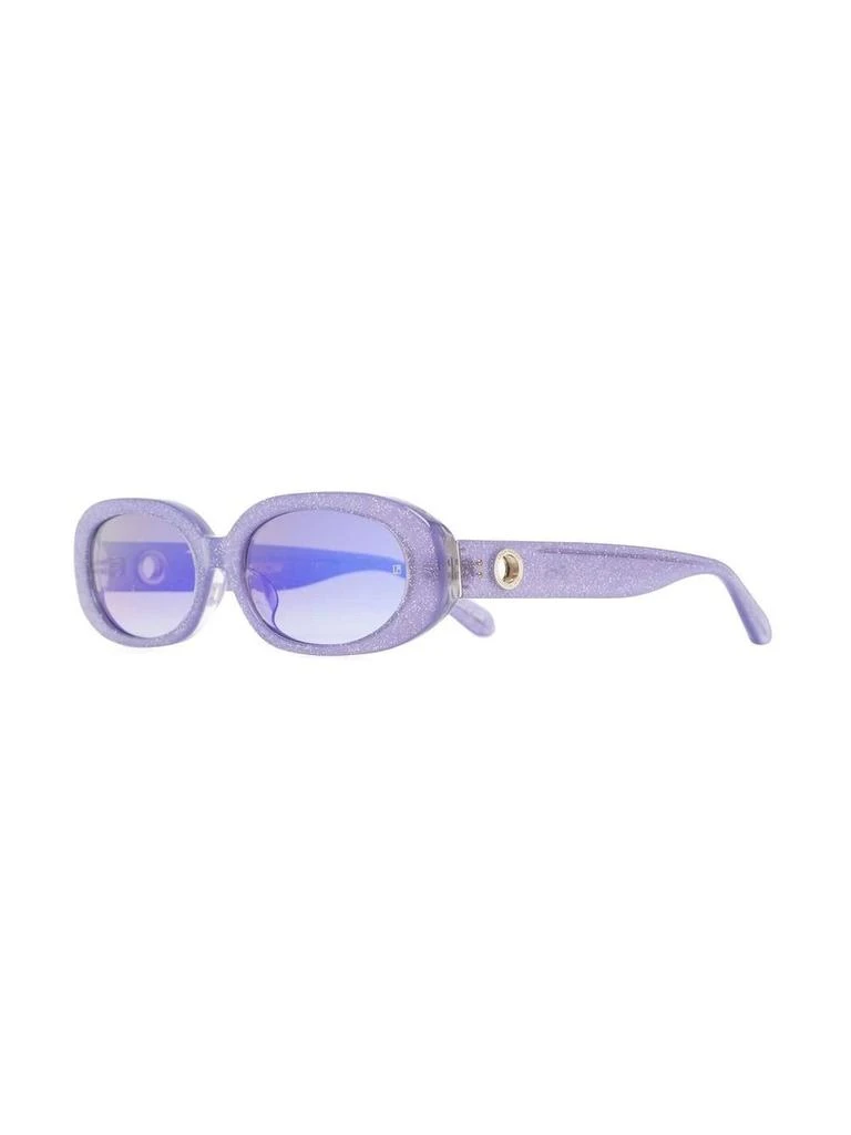 Linda Farrow Linda Farrow Cara Oval Frame Sunglasses 2