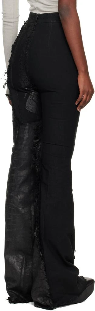 Rick Owens Black Concordians Bolan Bootcut Jeans 3