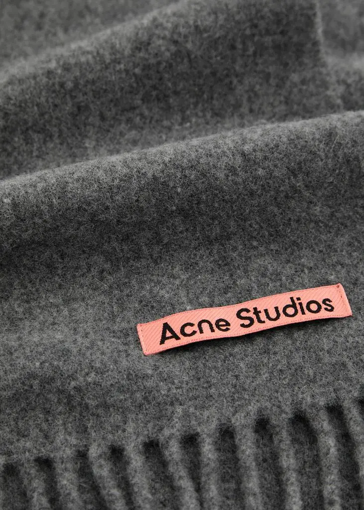 Acne Studios Canada fringed wool scarf 3