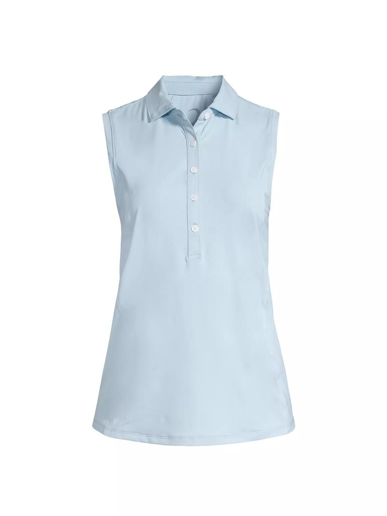 Zero Restriction Tae Sleeveless Polo Top