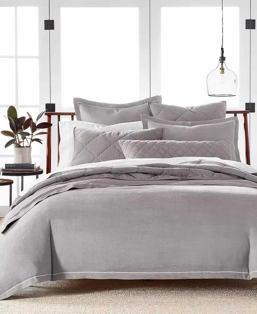 Hotel Collection Linen/Modal Blend 3-Pc. Duvet Cover Set, King, Exclusively at Macy’s 1