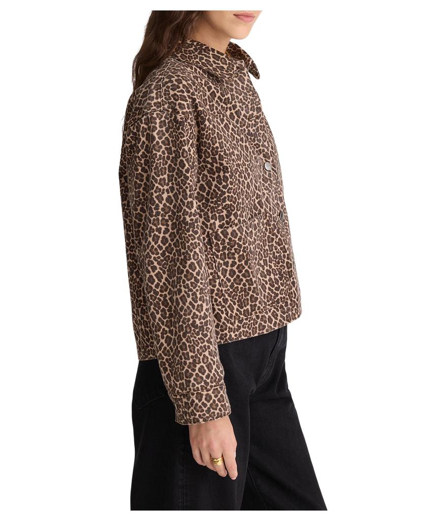 (取寄) メイドウェル レディース スイング ジャケット イン レオパード プリント Madewell women Swing Jacket In Leopard Print Dark Mocha Shop Swing Jacket In Leopard Print on Sale at BeyondStyle – Get 31
