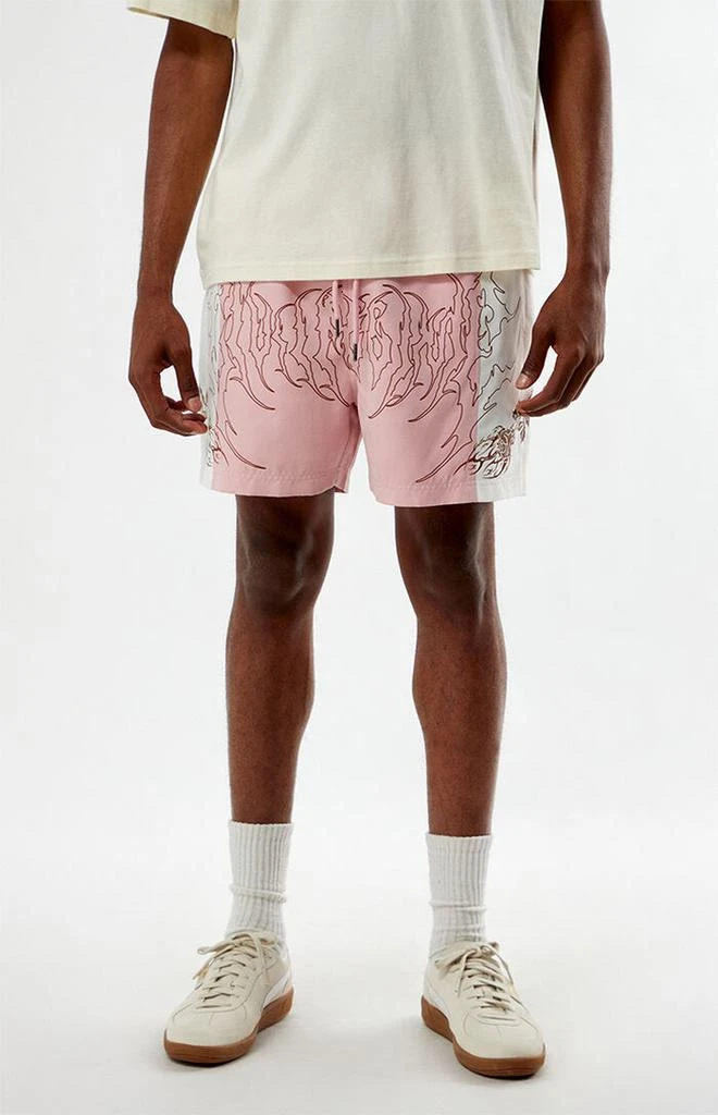 Civil Rose Duality Suede Shorts 2