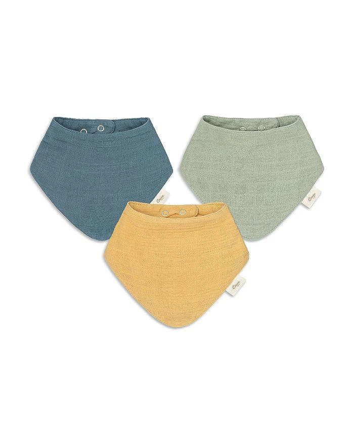 Crane Baby Kaleidoscope Muslin Bib Set, 3 Pack - Ages 0-36 Months