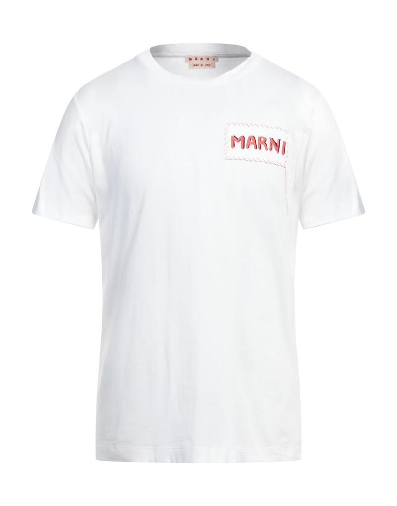 Marni Marni Caos Logo Jersey T-Shirt Blue IT46 - T-Shirts