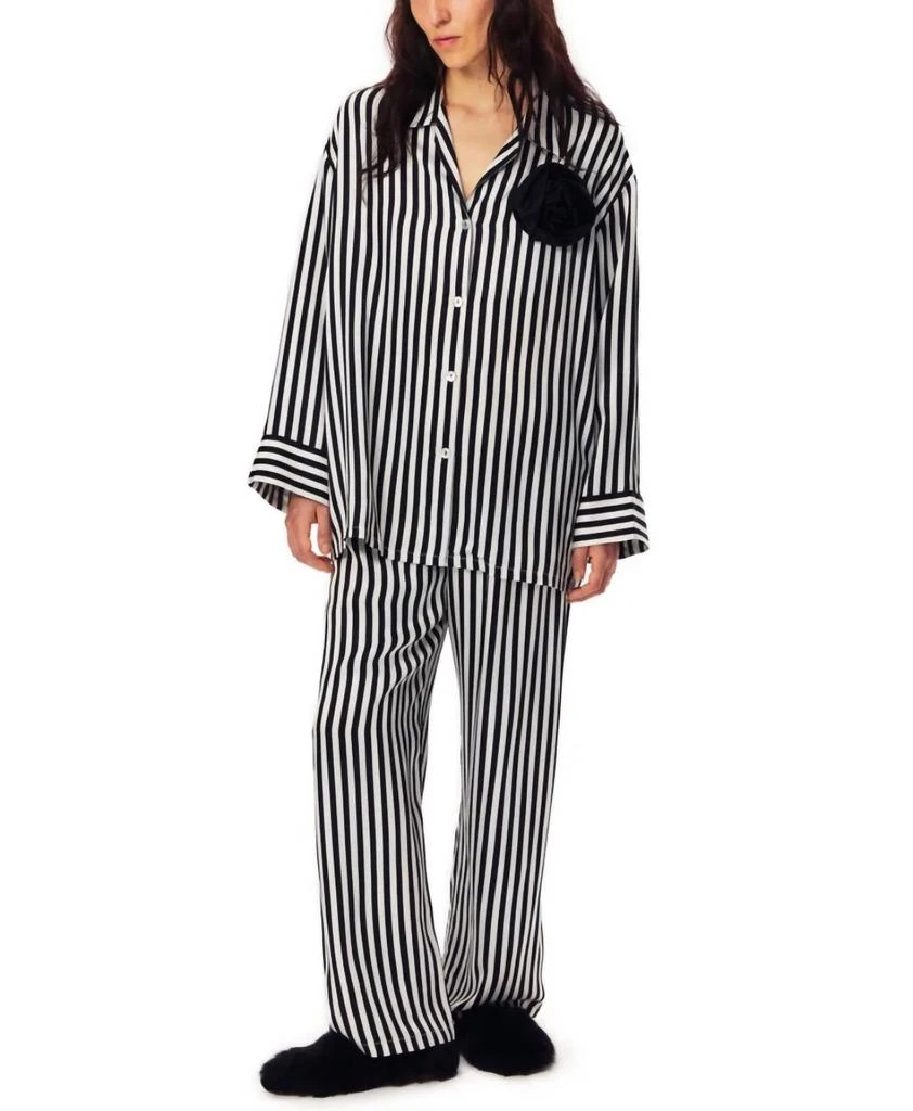 Sleeper Sleeper - The Rose Oversized Satin Pajama Set