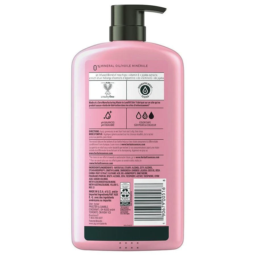 Herbal Essences Smooth Collection Conditioner Luscious floral bouquet with rose petal top notes 8