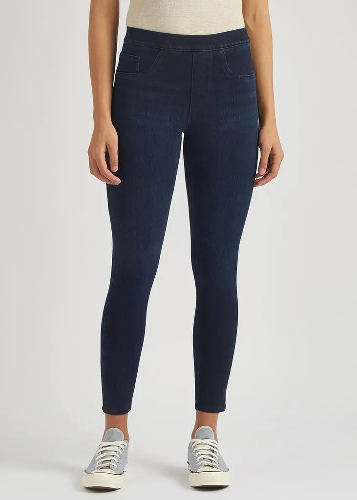 SPANX Jean-ish stretch-denim leggings 2
