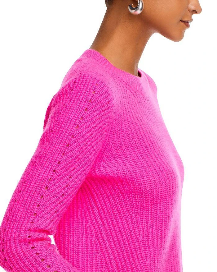 AQUA Ribbed Crewneck Sweater - Exclusive 5