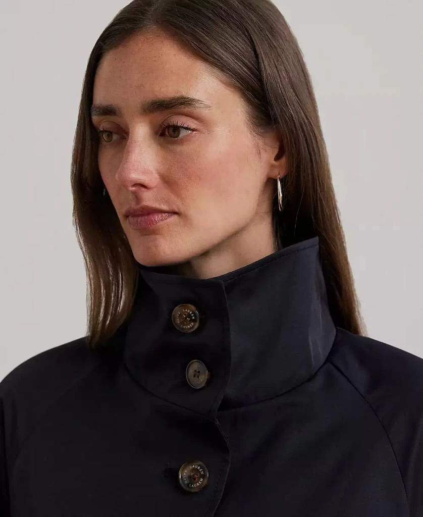 Ralph Lauren Women's Stand-Collar Maxi Trench Coat 4