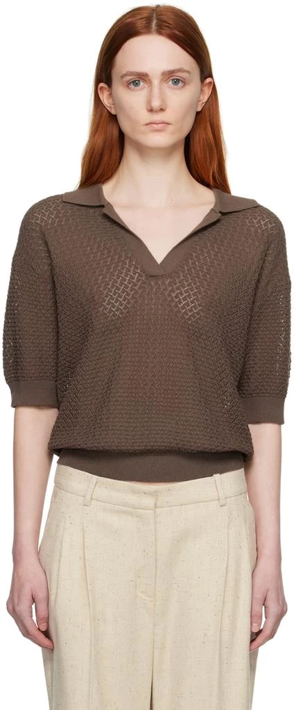 The Garment Brown Tanzania Polo 1
